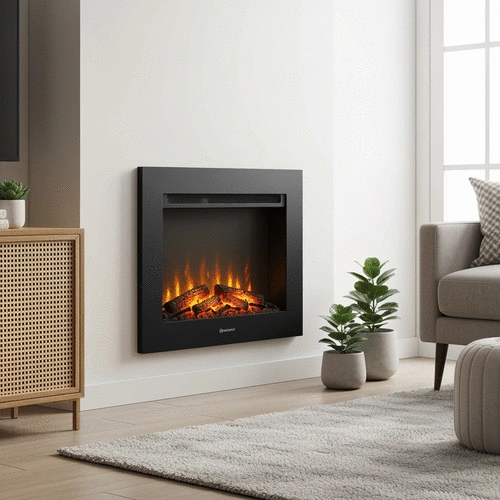 best practices for installing an electric fireplace in small spaces