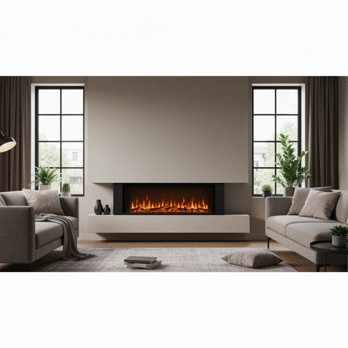 how to integrate an electric fireplace into your interior design