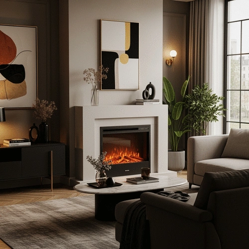 stylish electric fireplace decor trends for contemporary living spaces